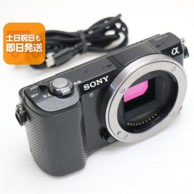 超美品 α5000 ILCE-5000 ボディ ブラック 即日発送 ミラーレス一眼 SONY 本体 あすつく 土日祝発送OK