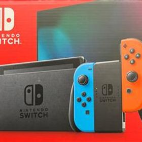Nintendo Switch Joy-Con(L)ネオンブルー/(R)ネオンレッド(HADSKABAH)(バッテリー拡張モデル)