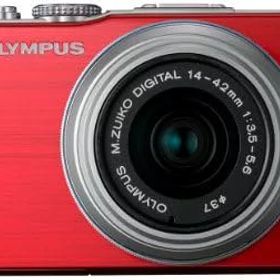 【中古】 オリンパス OLYMPUS ミラーレス一眼 PEN Lite レッド E-PL3 レンズキット レッド E-PL3 LKIT RED 当店保証30日間 人気 ミラーレス一眼 ミラーレス デジタルカメラ 中古