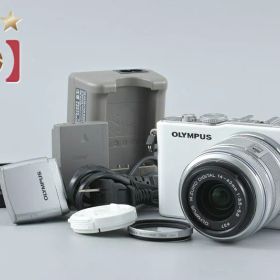 【中古】OLYMPUS オリンパス PEN Lite E-PL3 レンズキット ホワイト