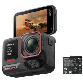 INSTA360｜インスタ360 アクションカメラ Insta360 Ace Pro 2（デュアルバッテリー） ミッドナイトブラック ACEPRO214/CINSBBGA [防水]