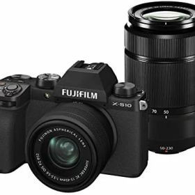 【中古】FUJIFILM ミラーレスデジタルカメラ X-S10 Wズームレンズキット ブラック F X-S10LK-1545/50230 ブラック カメラ 中古 人気 おすすめ 高画質