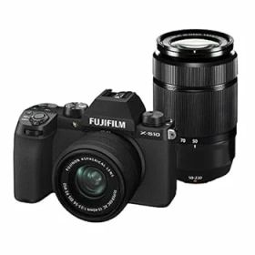【中古】(非常に良い)富士フイルム(FUJIFILM) ミラーレスデジタルカメラ X-S10 Wズームレンズキット F X-S10LK-1545／50230 ブラック
