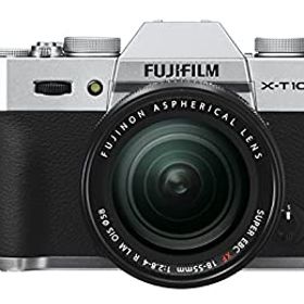 【中古】【39shop】FUJIFILM★ミラーレス一眼 X-T10 レンズキット シルバー X-T10LK-S（良い）