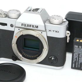 【中古】【お買い得品】富士フイルム FUJIFILM X-T10 ボディ [シルバー] CA01-R6260-2P2A 富士フイルム FUJIFILM Xマウント ミラーレス APS-C