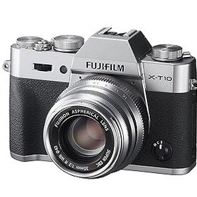 【中古】［非常に良い］FUJIFILM ミラーレス一眼 X-T10 レンズキット シルバー X-T10LK35F2-S