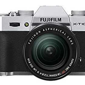 【中古】【非常に良い】FUJIFILM ミラーレス一眼 X-T10 レンズキット シルバー X-T10LK-S w17b8b5