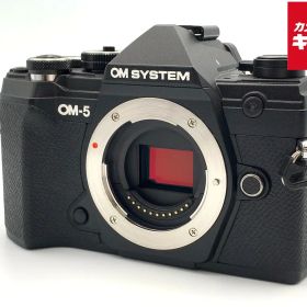 【中古】 【並品】 OM SYSTEM OM-5 ボディ ブラック 【ミラーレス一眼】 【6ヶ月保証】