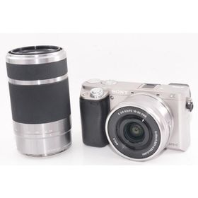 【中古】【外観並級】SONY ミラーレス一眼 α6000 ダブルズームレンズキット