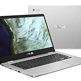 【中古】「非常に良い」ASUS Chromebook C423NA-DH02 14.0"HD NanoEdgeディスプレイ、180度ヒンジIntelデュアルコアCeleronプロセッサ、4GB RAM、32GB eMMCストレージ、