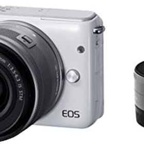 【中古】 キヤノン Canon ミラーレス一眼カメラ EOS M10 ホワイト ダブルレンズキット(ホワイト) EF-M15-45mm F3.5-6.3 IS STM… 当店保証30日間 人気 ミラーレス一眼 ミラーレス デジタルカメラ 中古