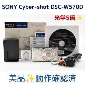 【極美品】SONY Cyber-shot DSC-W570D シルバー 新品級！