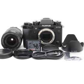 ■美品■ FUJIFILM 富士フイルム ミラーレス一眼カメラ X-T3レンズキット ブラック X-T3LK-B ♯12313