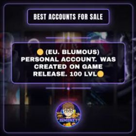 幻塔 🟡 (EU. BLUMOUS) PERSONAL ACCOUNT. WAS CREATED ON GAME RELEASE. 100 LVL🟡
