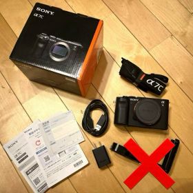 【送料無料】SONY α7c ブラック 箱あり