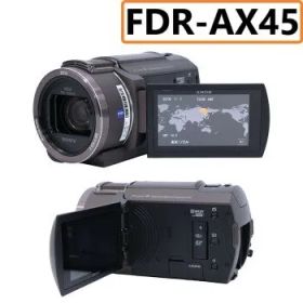 ソニー 4Kビデオカメラ FDR-AX45A ブラウン fdr-ax45a-br【良い(B)】