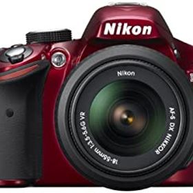 【中古】Nikon デジタル一眼レフカメラ D3200 レンズキット AF-S DX NIKKOR 18-55mm f/3.5-5.6G VR付属 レッド D3