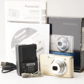 パナソニック Panasonic LUMIX DMC-FX77 ゴールド コンパクトデジタルカメラ