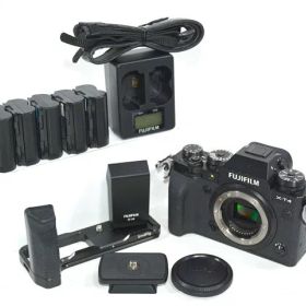 簡易メンテナンス済 バッテリー5個付 FUJIFILM 富士フィルム X-T4 ミラーレス デジタル一眼レフカメラ ボディ