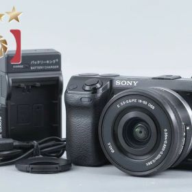 【中古】SONY ソニー α NEX-7 ブラック + E PZ 16-50mm f/3.5-5.6 OSS SELP1650 多言語対応