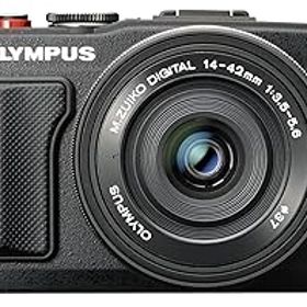 【中古】【39shop】OLYMPUS★ミラーレス一眼 PEN Lite E-PL6 EZレンズキット ブラックE-PL6 EZ LKIT BLK（良い）