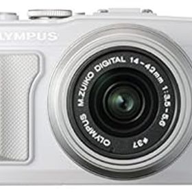 【中古】OLYMPUS ミラーレス一眼 PEN Lite E-PL6 レンズキット ホワイト E-PL6 LKIT WHT