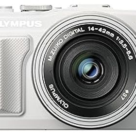 【中古】【39shop】OLYMPUS★ミラーレス一眼 PEN Lite E-PL6 EZレンズキット ホワイト E-PL6 EZ LKIT WHT(非常に良い)