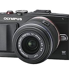 【中古】OLYMPUS ミラーレス一眼 PEN Lite E-PL6 レンズキット ブラック E-PL6 LKIT BLK