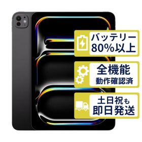 【美品】iPad Pro 11 M5 Wi-Fi 256GB <第6世代>【A3357】 < MDWK4J/A >｜スペースブラック｜本体【バッテリー100％】【整備済製品】7313