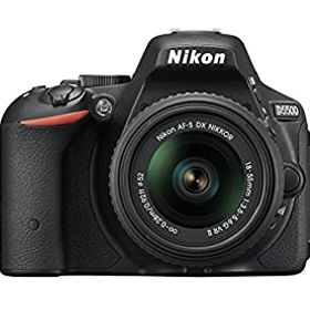 【中古】【39shop】Nikon★デジタル一眼レフカメラ D5500 18-55 VRII レンズキット ブラック 2416万画素 3.2型液晶 タッチパネル D5500LK18-55BK（良い）