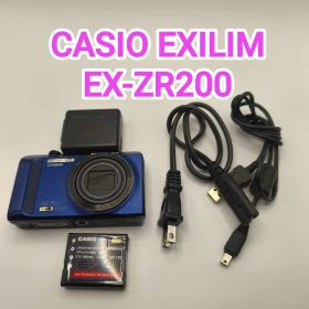 CASIO EXILIM EX-ZR200 ブルー 動作確認済 難あり