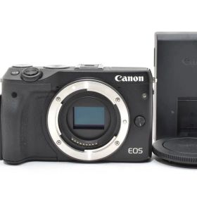 ★Canon キャノン キヤノン EOS M3 ボディ ブラック 充電器・バッテリー、ボディキャップ付き★ #658