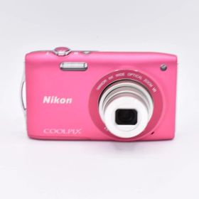 Nikon COOLPIX S3300 ピンク レンズエラー 液晶表示不良 ジャンク デジタルカメラ