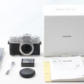 フジフィルム FUJIFILM X-T30 III ボディ シルバー 僅か1217ショット 付属品完備 元箱◇51873