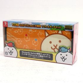【小牧店】Switch 【超激レア】ふたりで！にゃんこ大戦争 ソフト＆ポーチセット ゲームソフト 【I646-7089】