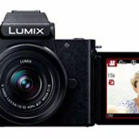 【中古】「ほぼ新品」パナソニック ミラーレス一眼カメラ ルミックス G100K 標準ズームレンズキット ブラック DC-G100K-K