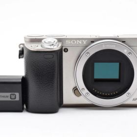 ソニー Sony α6000 ILCE-6000 アルファ6000 シルバー ミラーレス一眼 ボディ APS-C ショット数11211 完動品 返品保証付 センサー綺麗 Eマウント バッテリー付(劣化あり) #BI008/2252