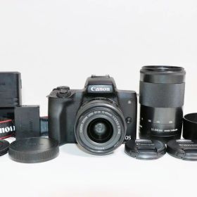 キヤノン Canon EOS kiss M ダブルズームキット 《動作確認済》