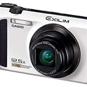 【中古】CASIO カシオ デジタルカメラ EXILIM EX-ZR300WE ホワイト ハイスピード 高速連写