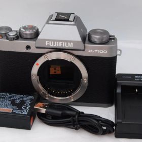 新品級 ★ FUJIFILM X-T100 ダークシルバー ミラーレス一眼 X-T100-DS