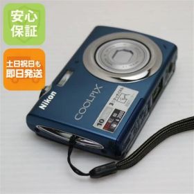 美品 COOLPIX S230 ダークブルー 即日発送 Nikon デジカメ デジタルカメラ 本体 土日祝発送OK 01000