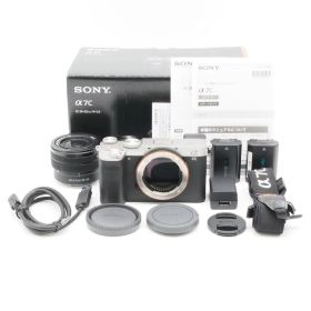 SONY α7C ズームキット シルバー 元箱 保証書 ショット669回