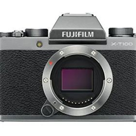 【中古】FUJIFILM ミラーレス一眼 X-T100ダークシルバー X-T100-DS