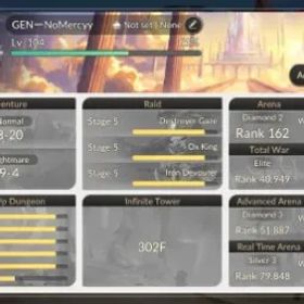 Seven Knights Re:BIRTH Global |FullEX7 (FaiTC3,Rosie,MeliaTC1,Juri,Gelindus)|47 TC6(Sunran,Skuld,Rudy,Dellons,Etc.)|3K Ruby|Netmarble|7KR097B