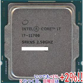 【中古】Core i7 11700 2.5GHz LGA1200 SRKNS【いつでも+1％！5のつく日と日曜日は+2%！】 爆買