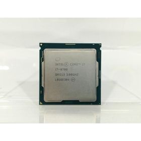 【中古】Intel Core i7-9700 (3GHz/TB:4.7GHz/SRG13/R0) bulk LGA1151/8C/8T/L3 12M/UHD630/TDP65W【大阪本店】保証期間１週間