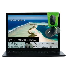 整備済み品 Microsoft Surface Laptop 4 i7-11th メモリ16GB SSD256GB 13.5型 2K Win11 Office搭載 Bランク