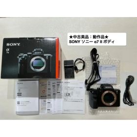 4即購入不可759★中古美品★α7 II ボディ ショット数2824回