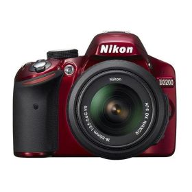 【中古】 ニコン Nikon デジタル一眼レフカメラ D3200 レンズキット レッド 当店保証30日間 人気 一眼レフ デジタル一眼 中古 カメラ
