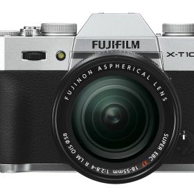 【中古】【非常に良い】FUJIFILM ミラーレス一眼 X-T10 レンズキット シルバー X-T10LK-S
